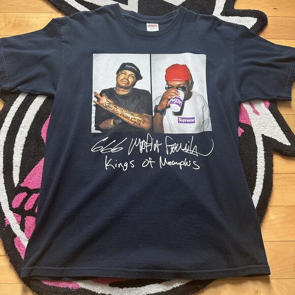Supreme Three 6 Mafia Tee – Size Large – Gently Used - Picture 2 of 6
